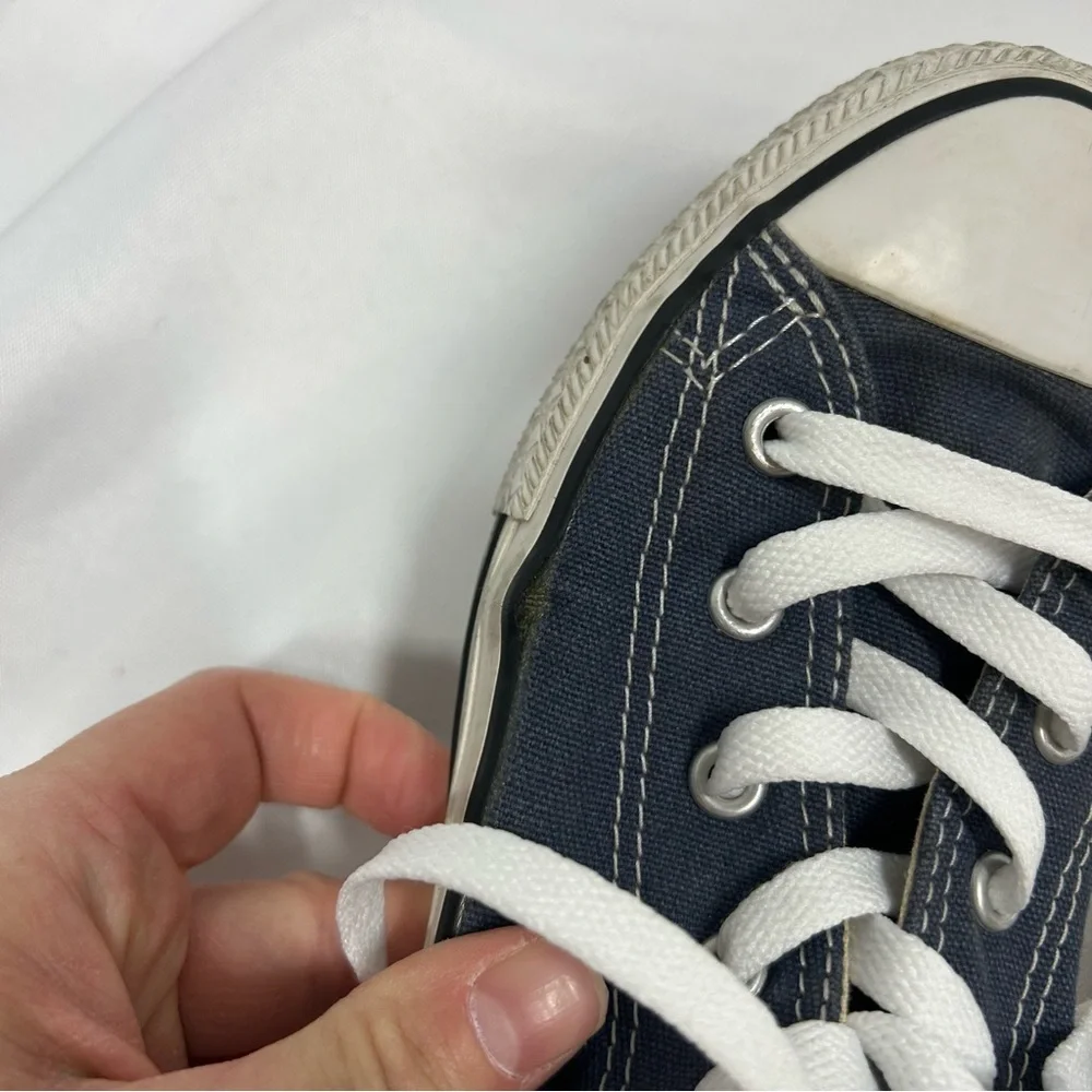 Converse | All Star Sneakers Navy Blue White Low Top Lace Up Unisex Kids Size 3